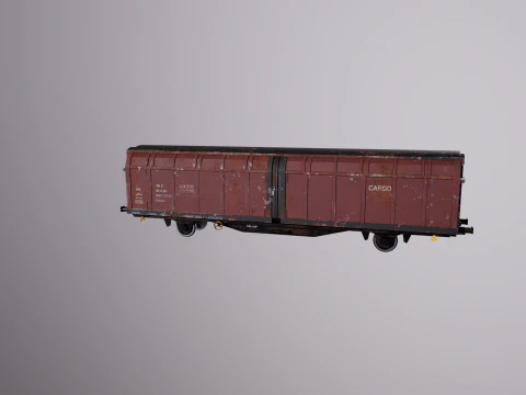 Vag&atilde;o de carga Hbblins usado Modelo 3D