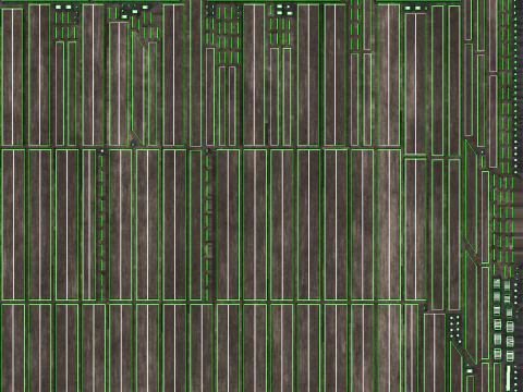 Garasi Kayu untuk Mobil dan Sepeda Motor dengan Bengkel Kecil V2 Model 3D