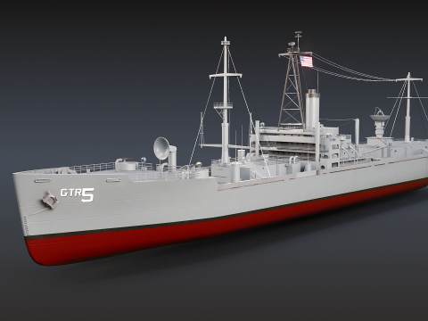 AGTR-5 USS Vrijheid 3D Model