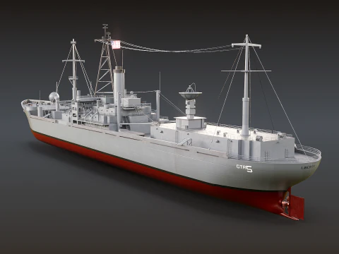 AGTR-5 USS Libert&agrave; Modello 3D