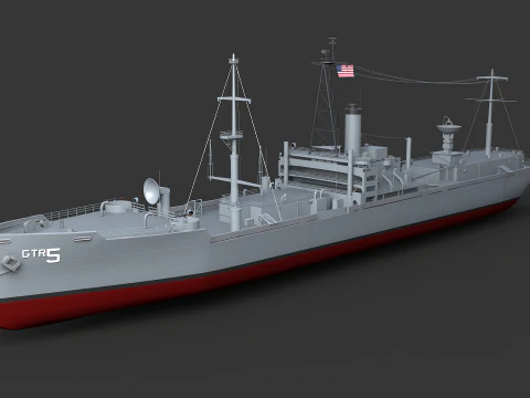 AGTR-5 USS Libert&agrave; Modello 3D