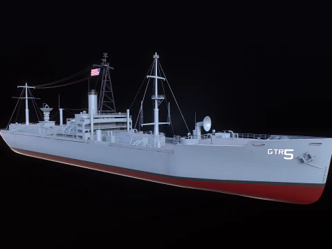 AGTR-5 USS Libert&agrave; Modello 3D