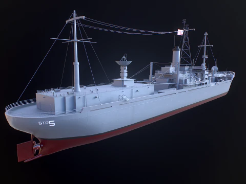 AGTR-5 USS Libert&agrave; Modello 3D