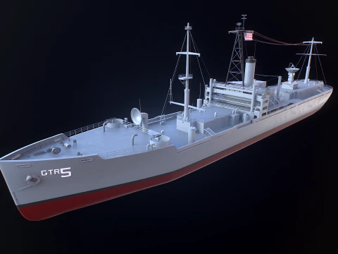 AGTR-5 USS Libert&agrave; Modello 3D