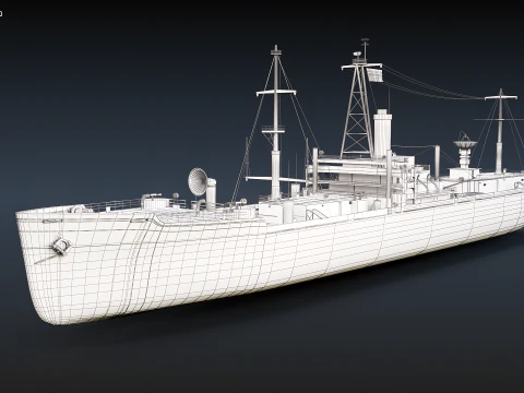 AGTR-5 USS Libert&agrave; Modello 3D