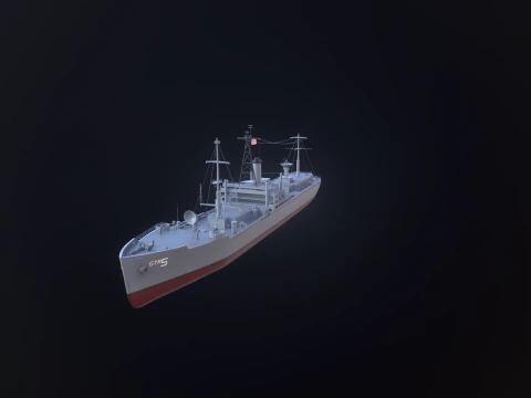AGTR-5 USS Libert&agrave; Modello 3D