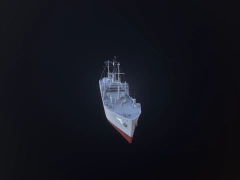 AGTR-5 USS Libert&agrave; Modello 3D