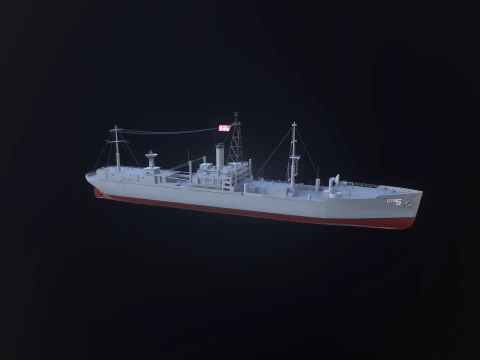 AGTR-5 USS Libert&agrave; Modello 3D