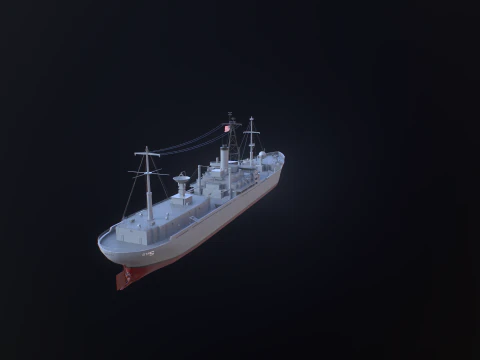 AGTR-5 USS Libert&agrave; Modello 3D