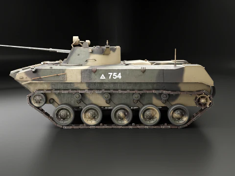Carro armato tedesco Panzer III ausf M della Seconda Guerra Mondiale Modello 3D
