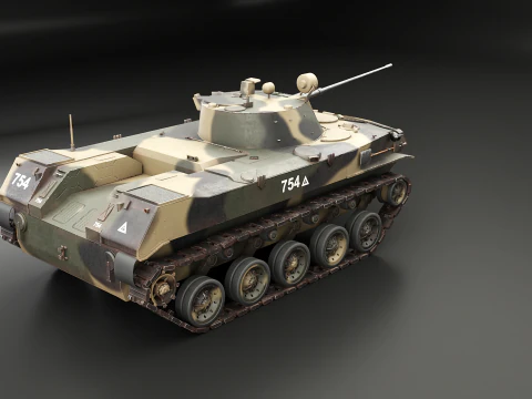 Carro armato tedesco Panzer III ausf M della Seconda Guerra Mondiale Modello 3D