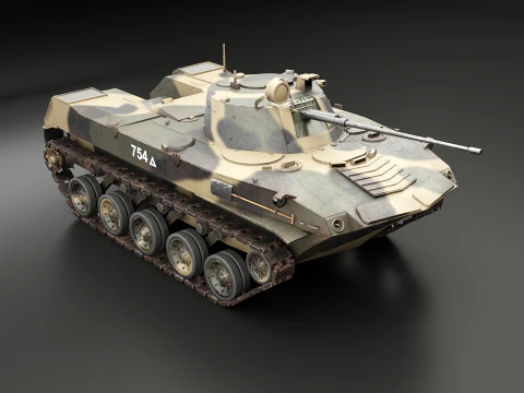 Carro armato tedesco Panzer III ausf M della Seconda Guerra Mondiale Modello 3D