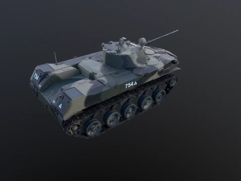 Carro armato tedesco Panzer III ausf M della Seconda Guerra Mondiale Modello 3D