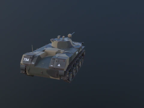 Carro armato tedesco Panzer III ausf M della Seconda Guerra Mondiale Modello 3D
