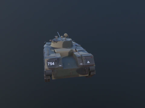 Carro armato tedesco Panzer III ausf M della Seconda Guerra Mondiale Modello 3D