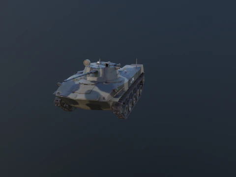Carro armato tedesco Panzer III ausf M della Seconda Guerra Mondiale Modello 3D