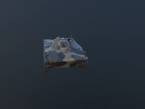 Carro armato tedesco Panzer III ausf M della Seconda Guerra Mondiale Modello 3D