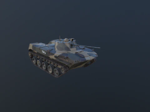 Carro armato tedesco Panzer III ausf M della Seconda Guerra Mondiale Modello 3D