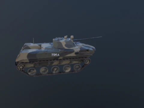 Carro armato tedesco Panzer III ausf M della Seconda Guerra Mondiale Modello 3D