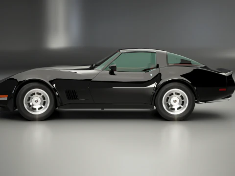 Chevrolet Corvette C3 1980-1982 3D Model