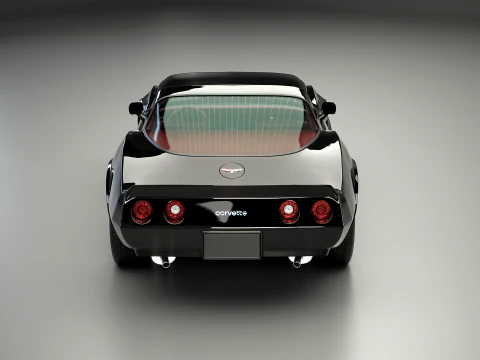Chevrolet Corvette C3 1980-1982 3D Model