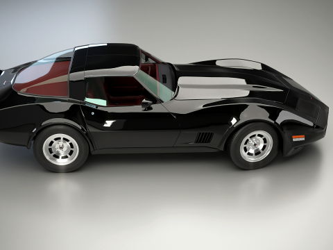 Chevrolet Corvette C3 1980-1982 3D Model