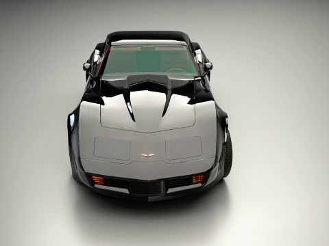 Chevrolet Corvette C3 1980-1982 3D Model