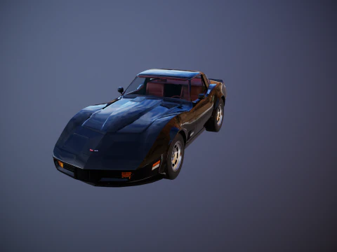 Chevrolet Corvette C3 1980-1982 3D Model