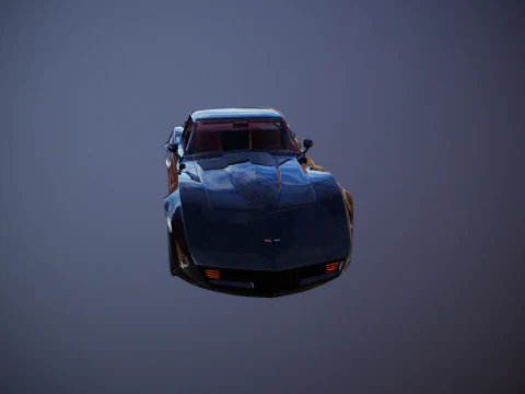 Chevrolet Corvette C3 1980-1982 3D Model