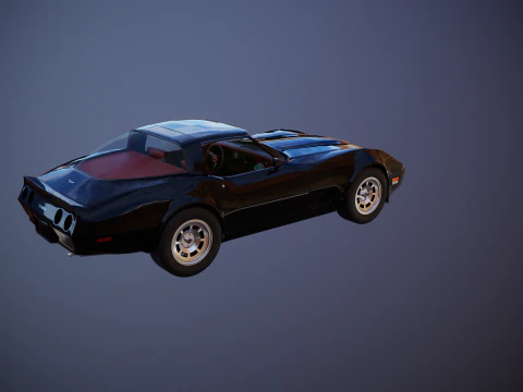 Chevrolet Corvette C3 1980-1982 3D Model