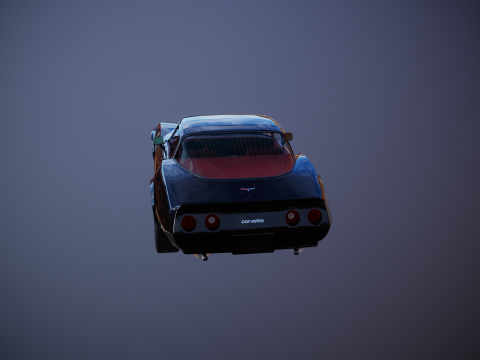 Chevrolet Corvette C3 1980-1982 3D Model