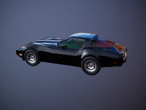 Chevrolet Corvette C3 1980-1982 3D Model