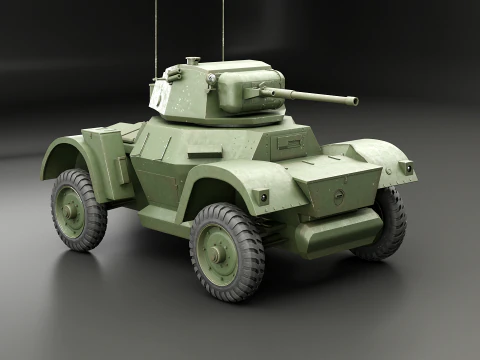 Auto blindata Daimler MKI Modello 3D