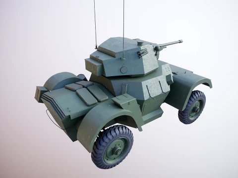 Auto blindata Daimler MKI Modello 3D