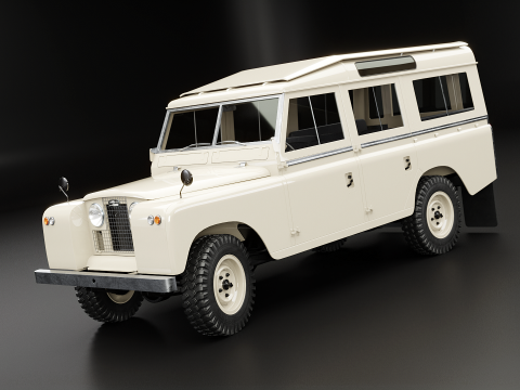 Land Rover Serie II LWB 3D Modell