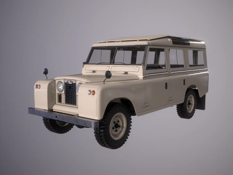 Land Rover Series II LWB 3D Model