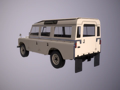 Land Rover Series II LWB 3D Model