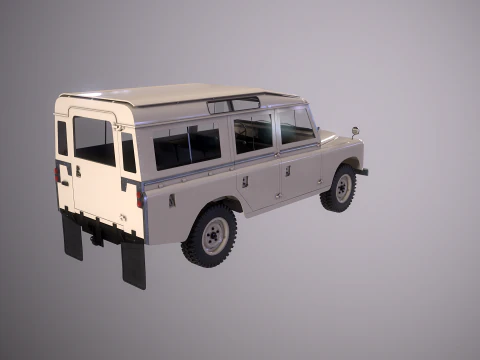 Land Rover Series II LWB 3D Model