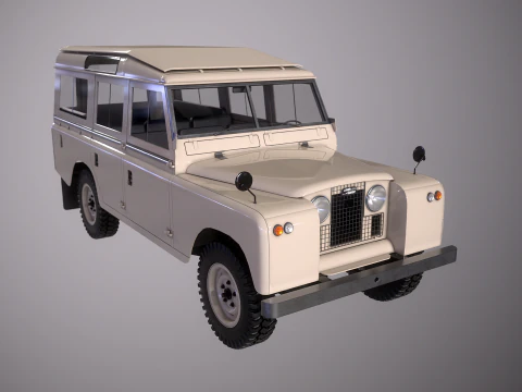 Land Rover Series II LWB 3D Model
