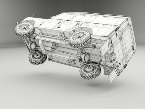 Land Rover Series II LWB 3D Model