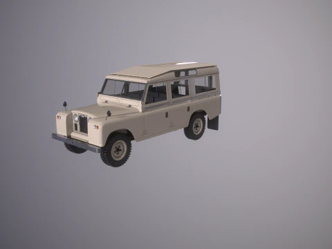 Land Rover Series II LWB 3D Model