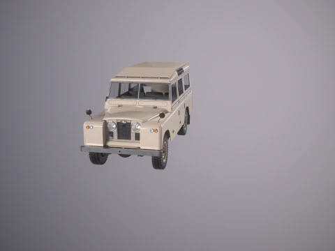 Land Rover Series II LWB 3D Model