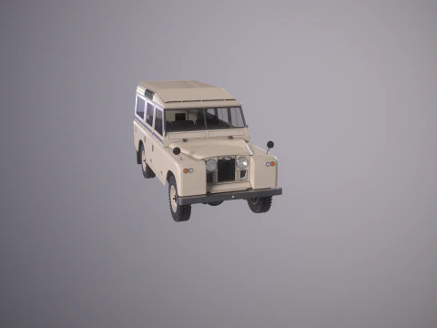 Land Rover Series II LWB 3D Model