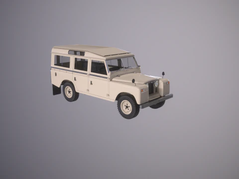 Land Rover Series II LWB 3D Model