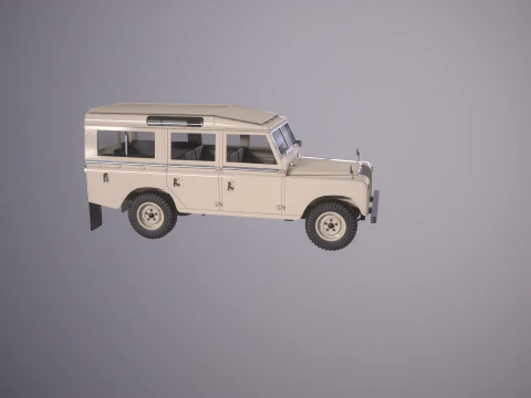 Land Rover Series II LWB 3D Model