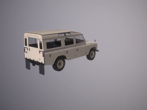 Land Rover Series II LWB 3D Model