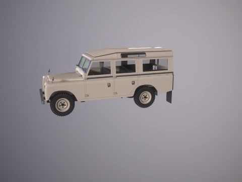 Land Rover Series II LWB 3D Model