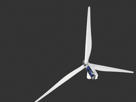 Spaccato della turbina eolica offshore Modello 3D