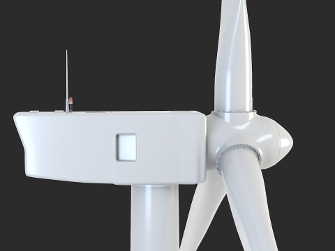 Spaccato della turbina eolica offshore Modello 3D