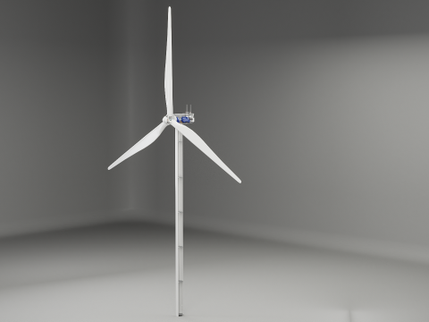 Spaccato della turbina eolica offshore Modello 3D